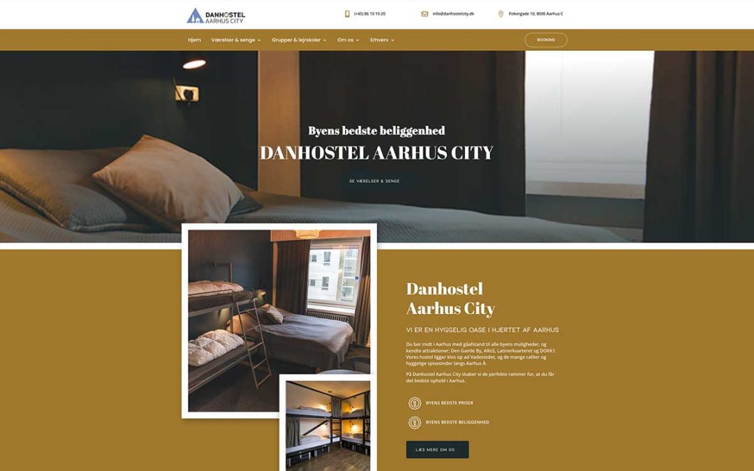 Redesign – Danhostel Aarhus City