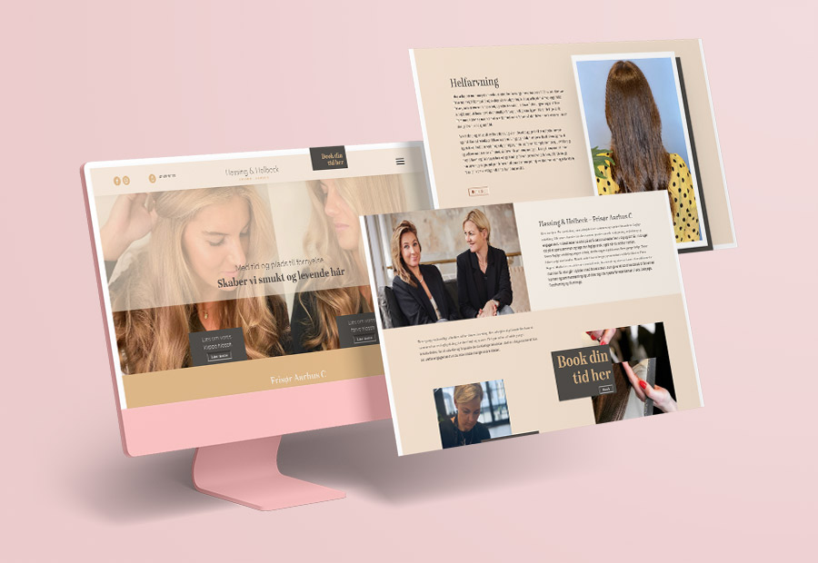 Frisør hjemmeside – Hjemmeside til din frisør salon