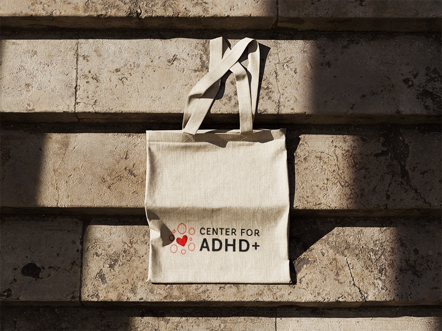 Center for adhd+ — grafisk design — wayfab