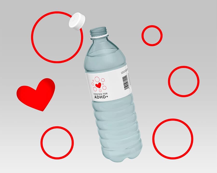 Center for adhd+ — grafisk design — wayfab